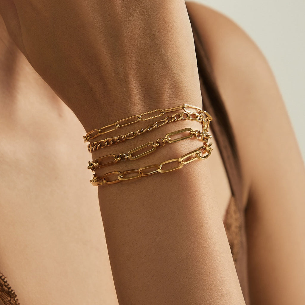 Damenkette mit modernem Gliederdesign Shop Nory