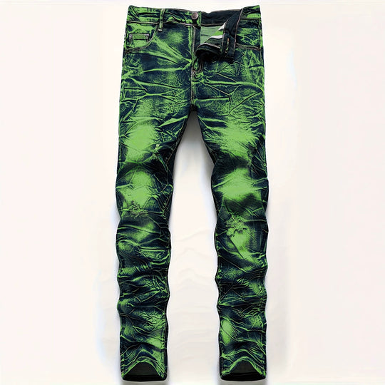 Herren Modische Slim-Fit Jeans im Used-Look Shop Nory