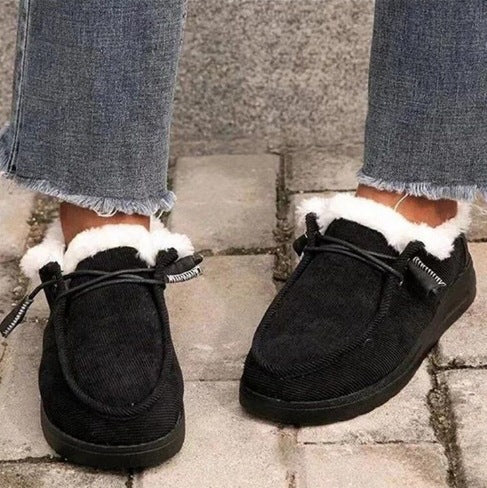 Damen Gefütterte Mokassin-Slipper mit Teddyfutter und dämpfender Gummisohle Shop Nory