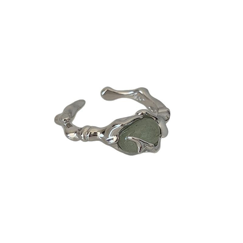 Damen Bandring mit natürlichem Halbedelstein Shop Nory