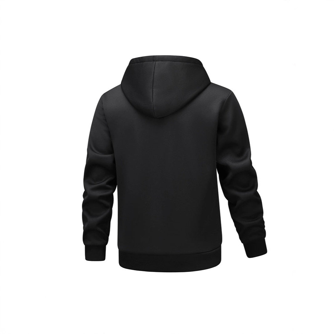 Herren Kuscheliger Teddyfleece-Kapuzenpullover mit Sherpa-Futter und Kängurutasche Shop Nory