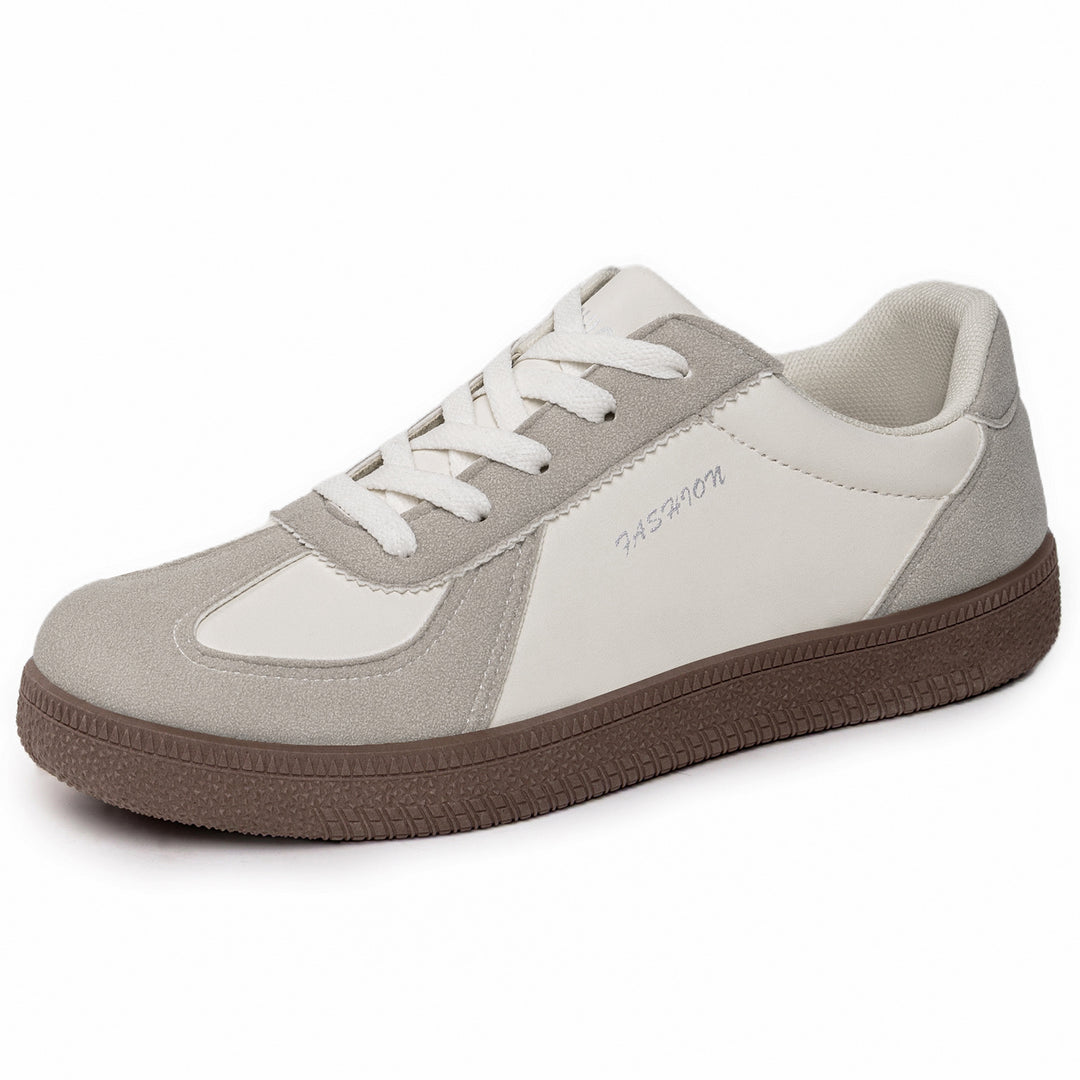 Damen nan retro-inspirierter Freizeit-Sneaker mit Veloursleder-Overlays, gepolsterter Fersenpartie und profiliertem Gummiaußensohle Shop Nory