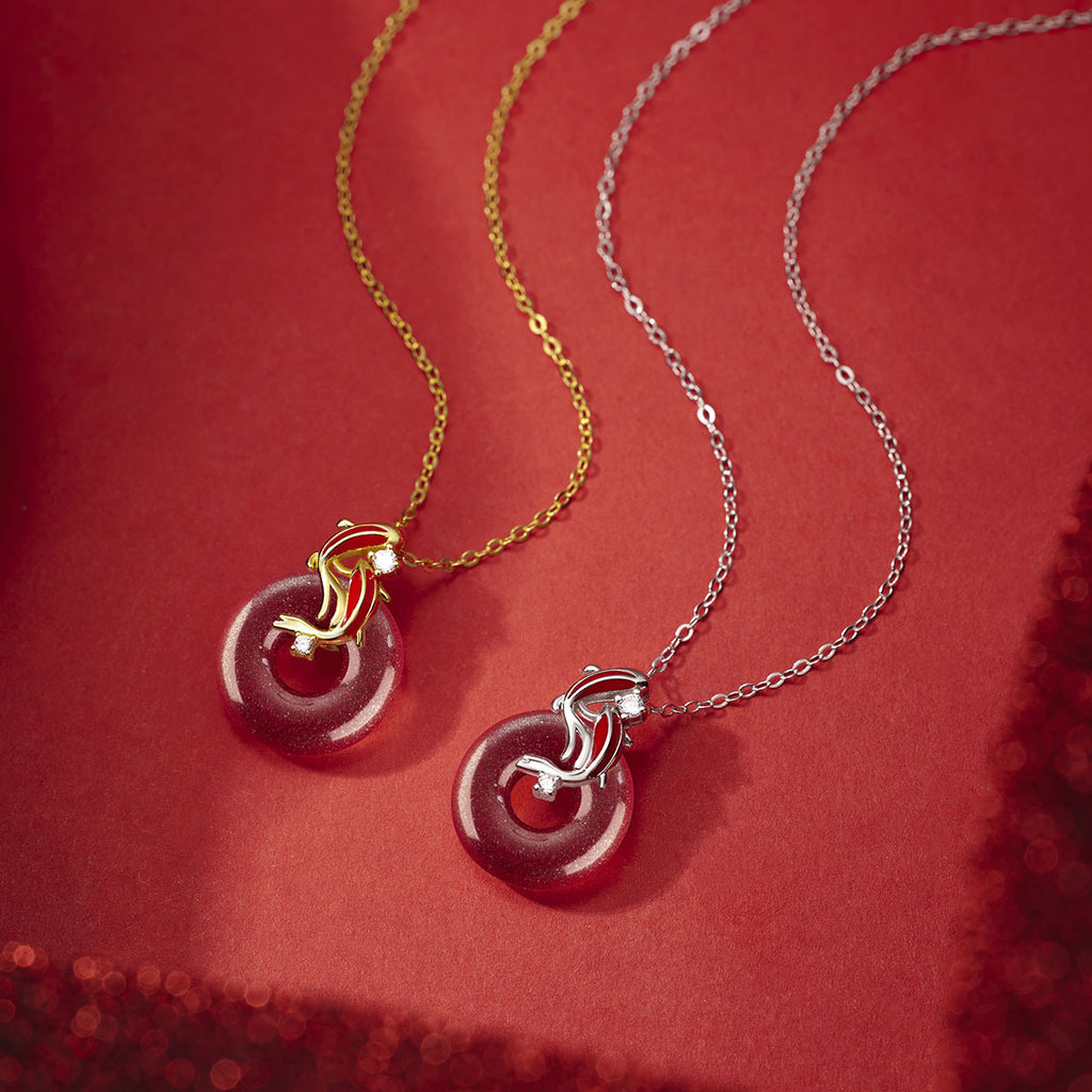 Damen Halskette mit kunstvollem Anhänger aus Gold und geometrischem Design Shop Nory