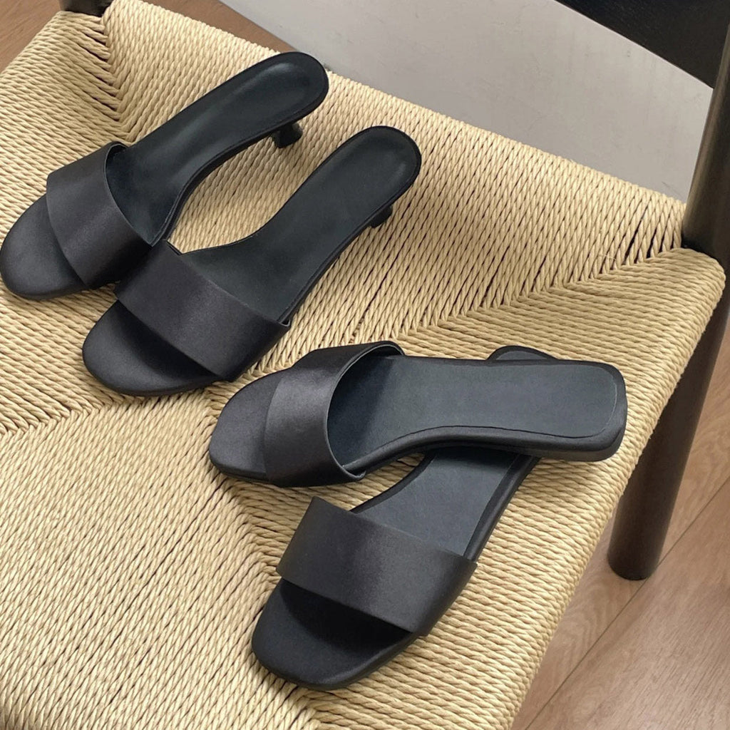 Damen elegante Flache Sandalen mit modischem Riemendesign Shopnory