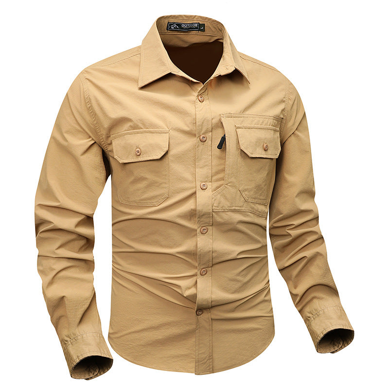 Herren Praktisches Outdoor-Funktionshemd