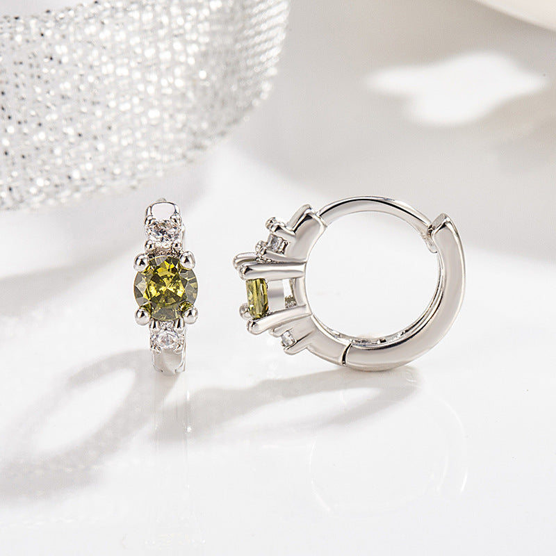 Damen Ohrstecker mit funkelndem Kristall und elegantem Design Shop Nory