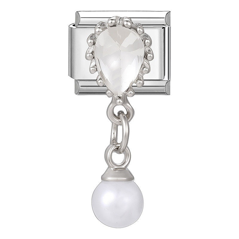 Zarte Schmetterling Charm-Link-Anhänger Aus Hochwertigem Edelstahl mit Kristallakzent