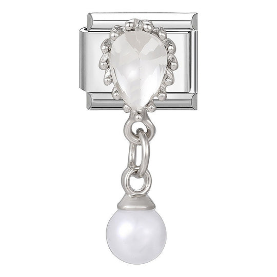 Zarte Schmetterling Charm-Link-Anhänger Aus Hochwertigem Edelstahl mit Kristallakzent