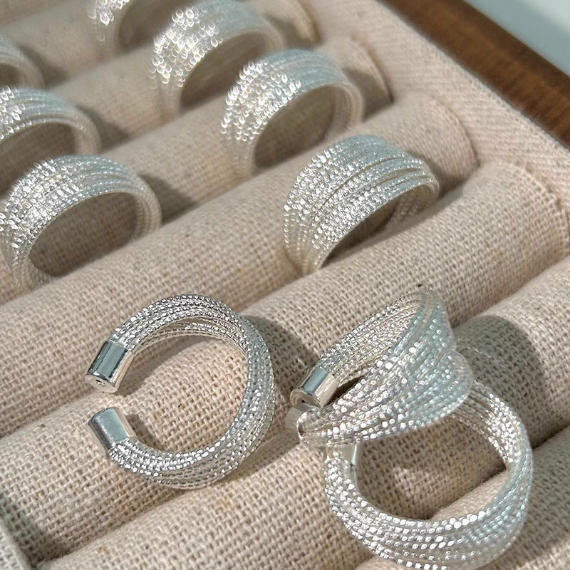 Damen eleganter und stilvoller Ring aus Edelstahl Shop Nory