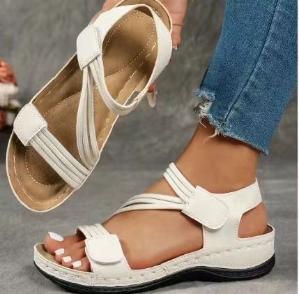 Damen orthopädische Sommer-Sandalen mit verstellbarem Riemendesign und komfortablem Fußbett ShopNory