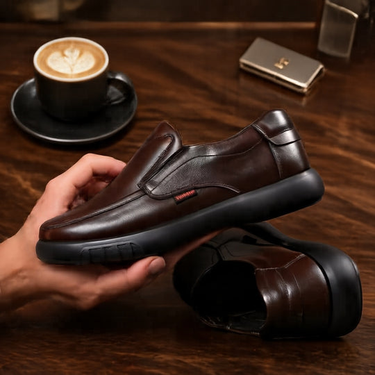 Herren Bequeme und elegante Slip-On Lederschuhe Shop Nory