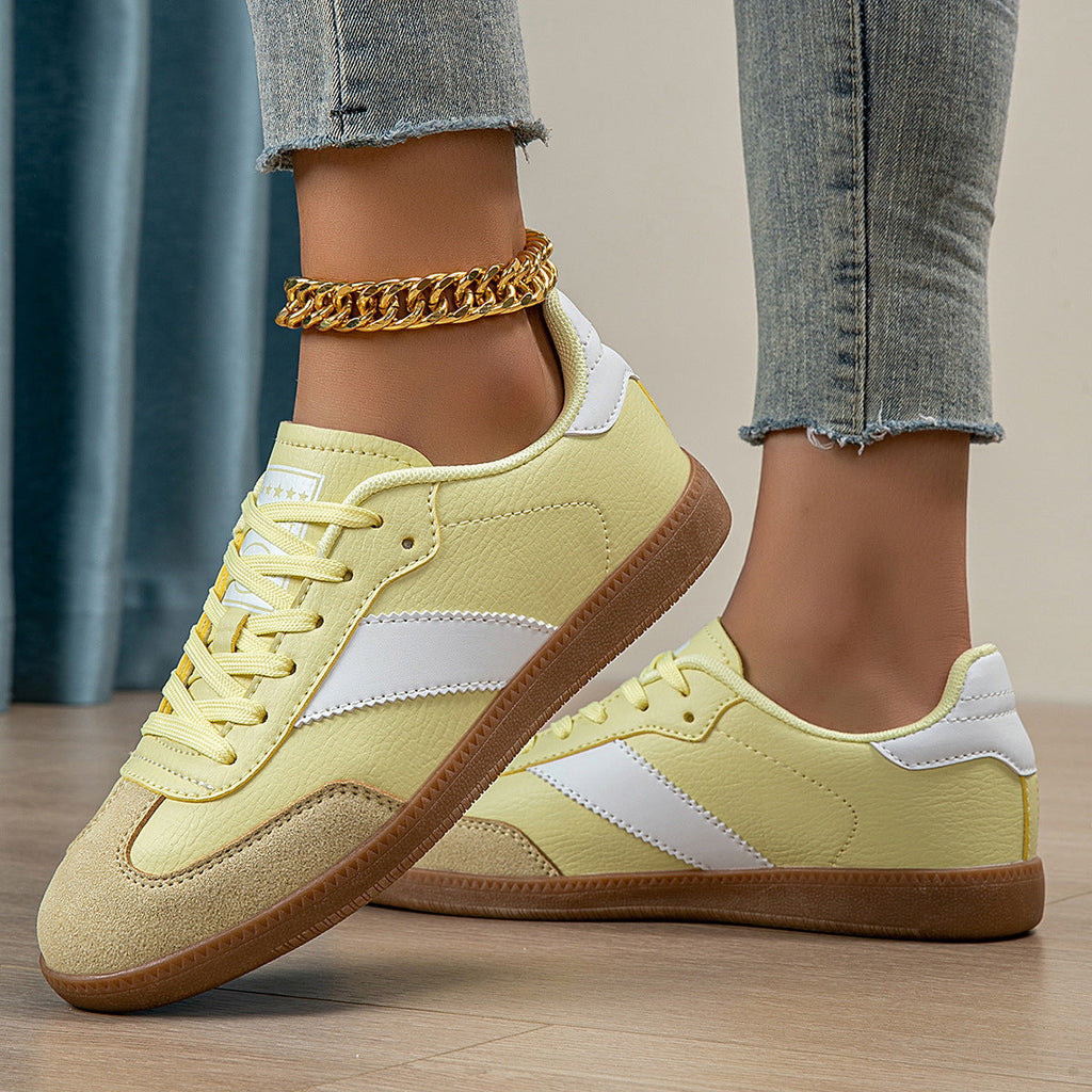 Damen Modische Sneakers mit atmungsaktivem Obermaterial und rutschfester Sohle
