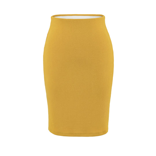 Damen Zweiteiliges figurbetontes Wickel-Top mit Dreiviertelärmeln und Highwaist-Bleistiftrock Shop Nory