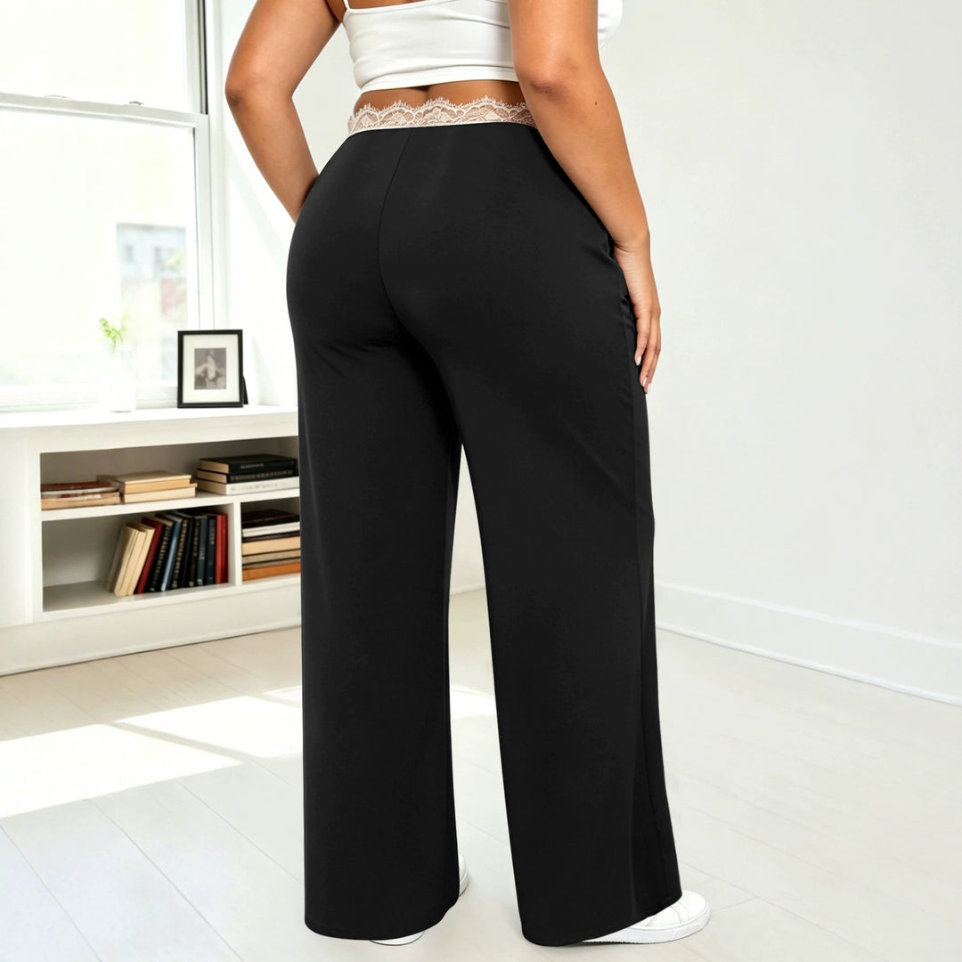 Damen High-Waist Palazzohose mit formendem Taillenbund und atmungsaktivem Stretch Shopy Nory
