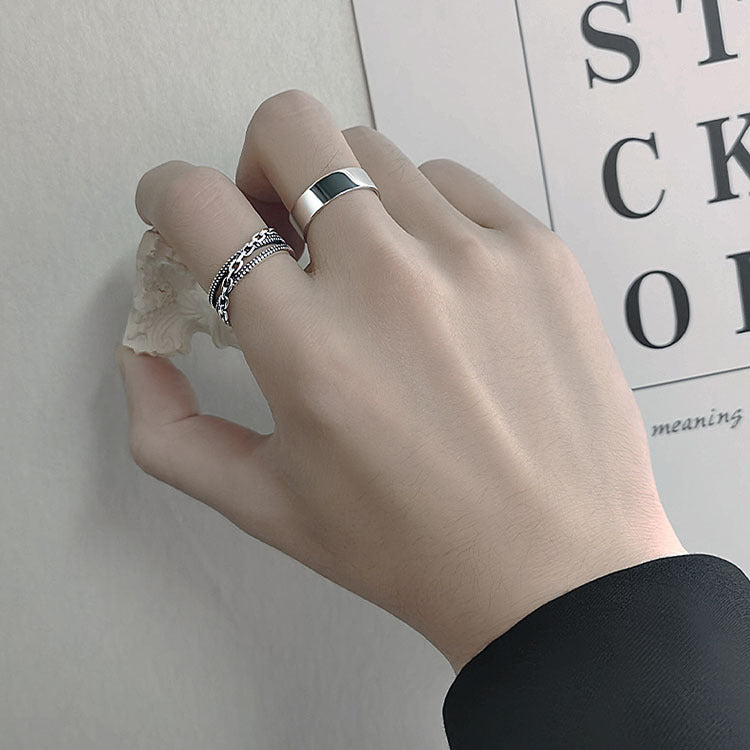 Damen Moderner und stilvoller Ring mit gewundenem Design Shop Nory