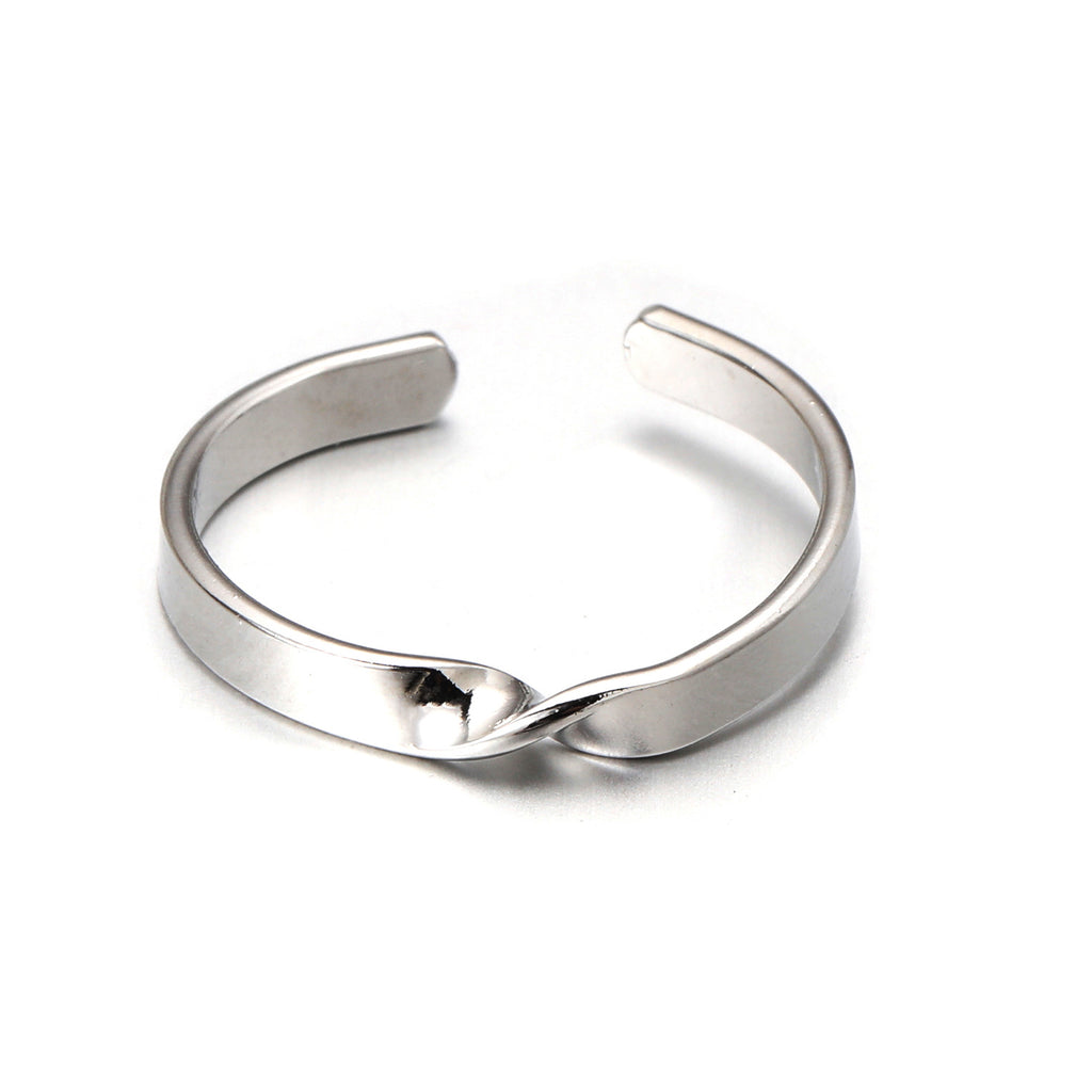 Damen offener Armreif mit elegantem geschwungenem Design Shop Nory