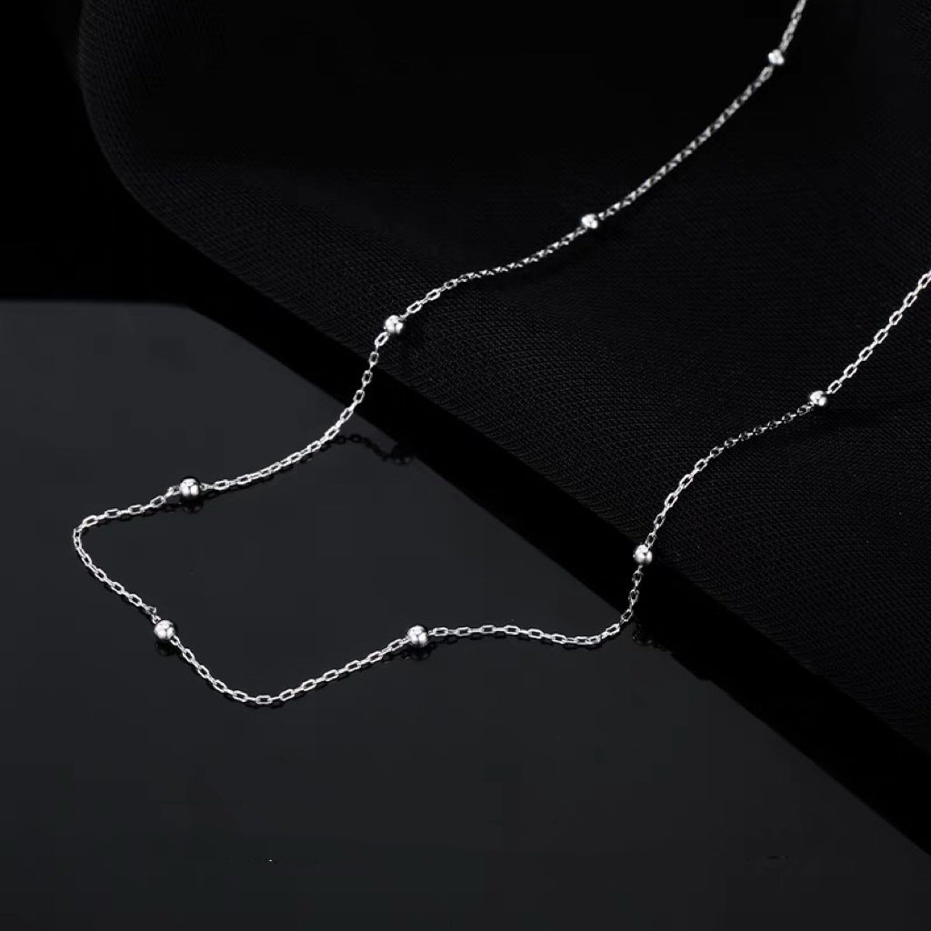 Frauen Zarte Goldperlen Kette Halskette Shop Nory