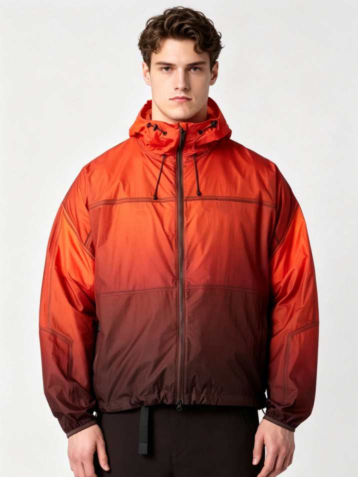 Herren Sportliche Windjacke