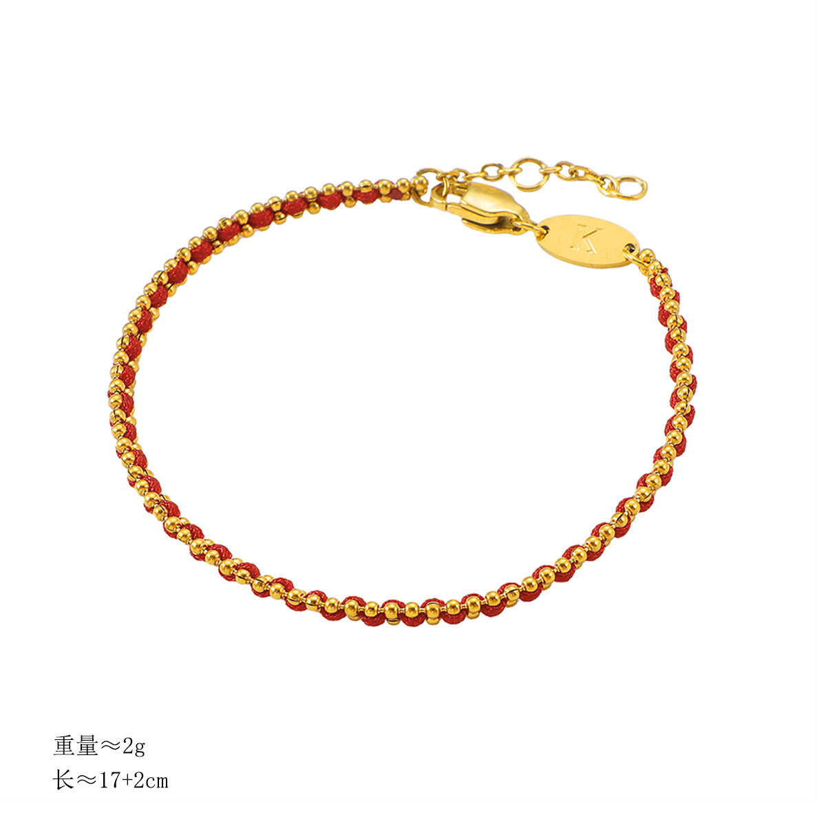 Damen romantisches Armband mit funkelnden roten Zirkonia Shop Nory
