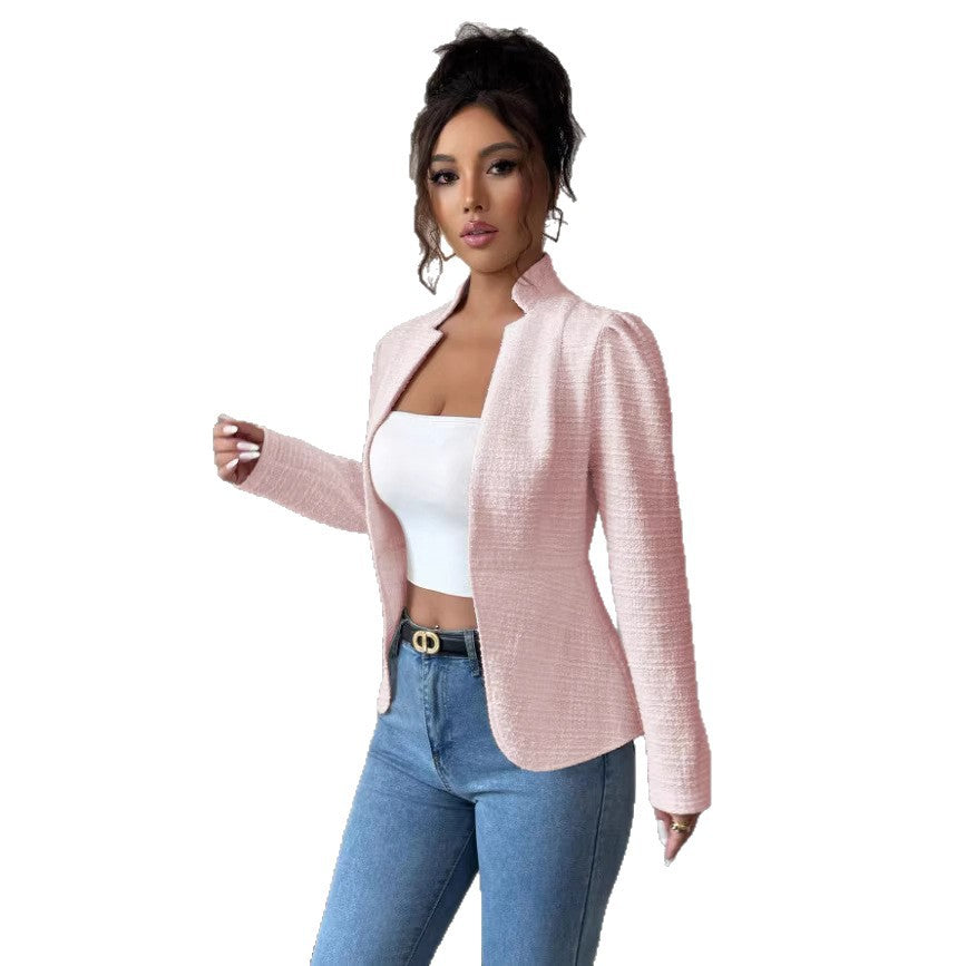 Damen Elegante und zeitlose Blazerjacke