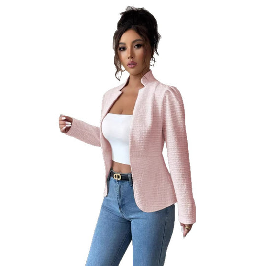 Damen Elegante und zeitlose Blazerjacke