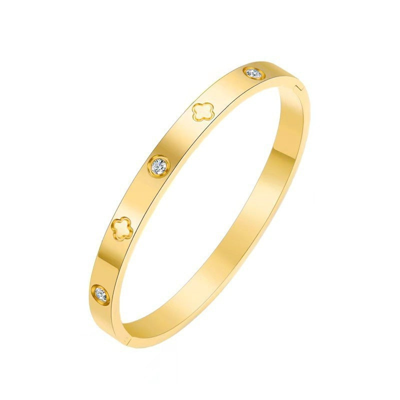 Damen Armreif mit funkelnden Zirkonia und elegantem Design Shop Nory