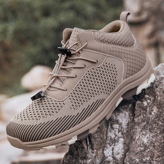 Herren Atmungsaktive Trail-Schuhe mit flexiblem Schnürsystem