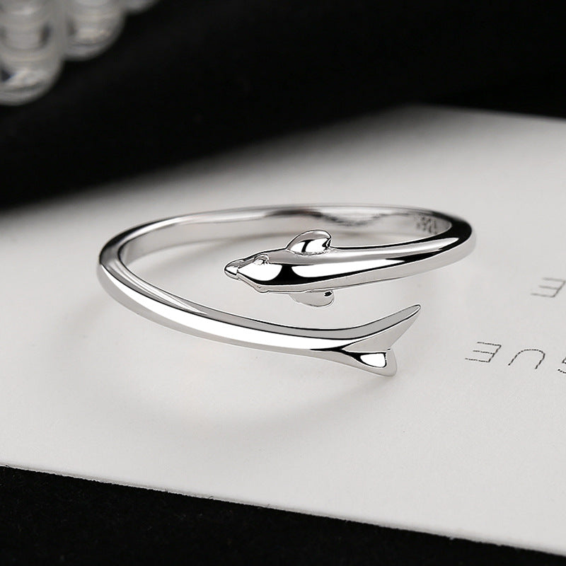 Damen Offener Ring mit elegantem Fuchsdesign Shop Nory