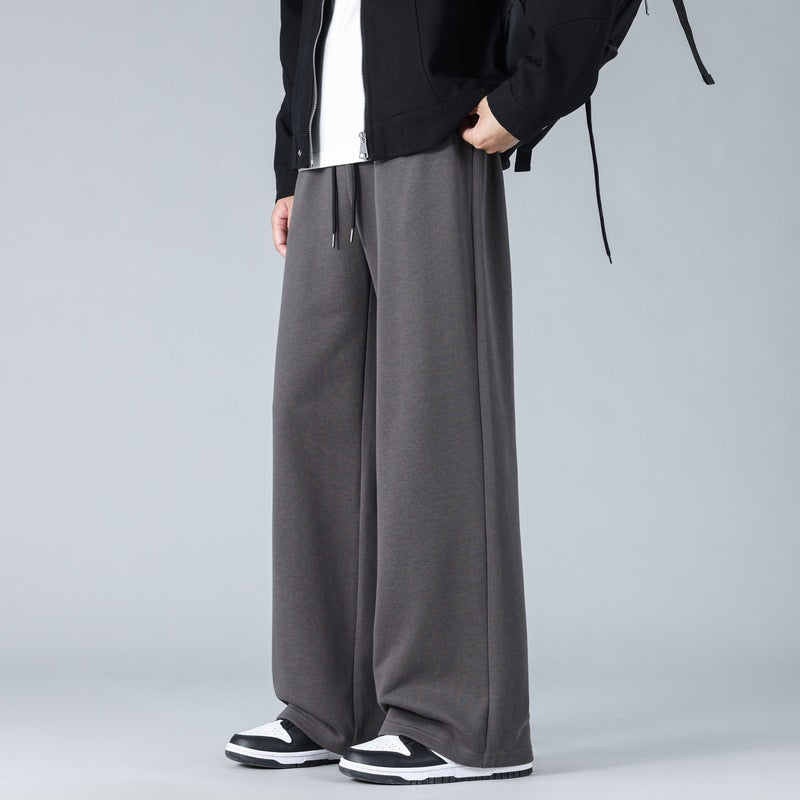 Herren Weite Oversize-Baggy-Loungehose mit Tunnelzugbund und fließender Jersey‑Qualität Shop Nory