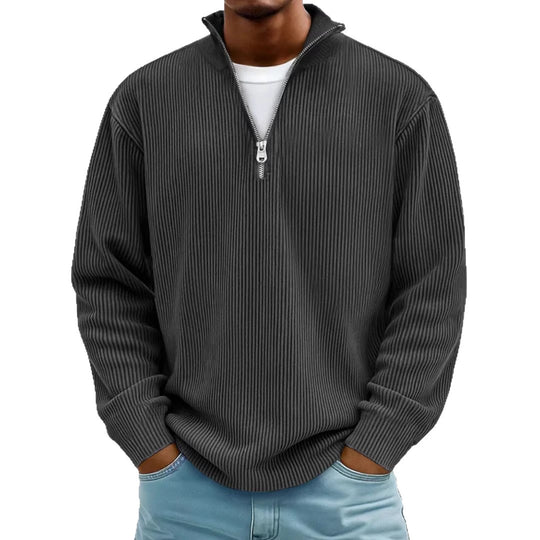 Herren Modischer Zip-Pullover