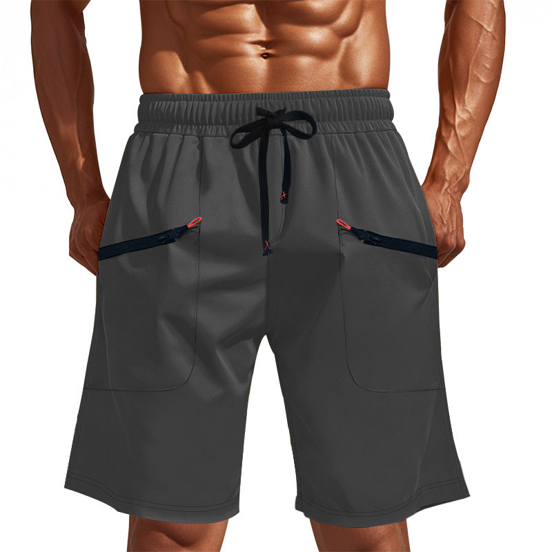 Herren Sportliche Shorts mit vielseitigen Taschen und elastischem Bund
