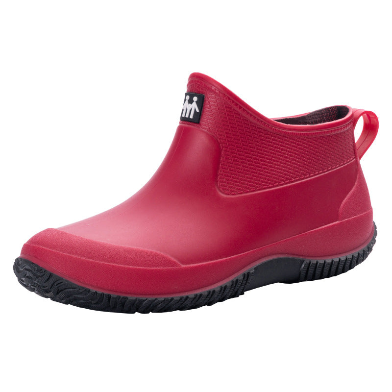 Herren Kurzschaftige wasserdichte Gummistiefelette mit griffiger Profilsohle Shop Nory