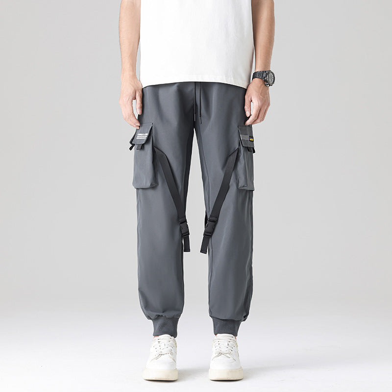 Herren Tech‑Utility Cargohose mit multifunktionalen Beintaschen, verstellbaren Gurtbändern & elastischen Bündchen Shop Nory