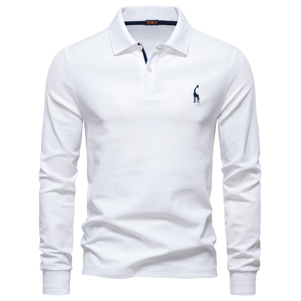 Herren Poloshirt mit klassischer Passform und kontrastierendem Kragen