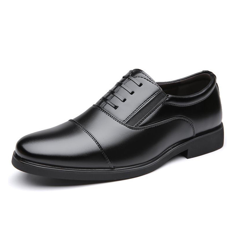 Herren Klassische Schnürschuhe aus geschmeidigem Leder mit verstärkter Sohle
