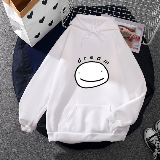 Unisex nan oversized Kapuzenpullover mit minimalistischem Frontprint und Kängurutasche Shop Nory