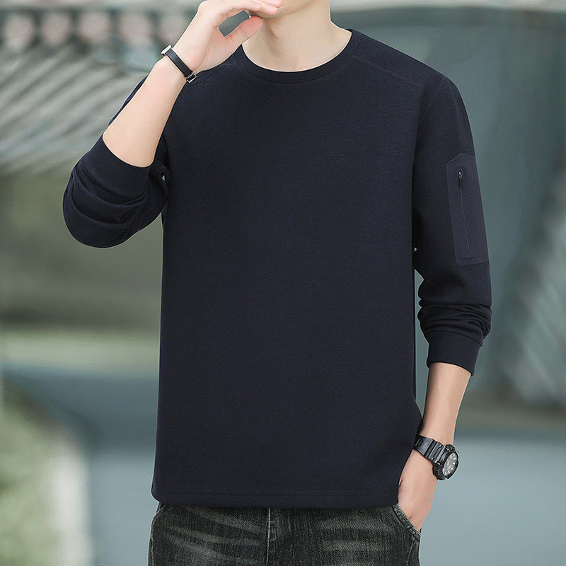 Herren Oversized Sweatshirt mit kontrastierenden Seitentaschen und weichem Fleecefutter Shop Nory