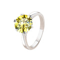 Damenring mit strahlendem gelben Zirkonia und elegantem Design Shop Nory