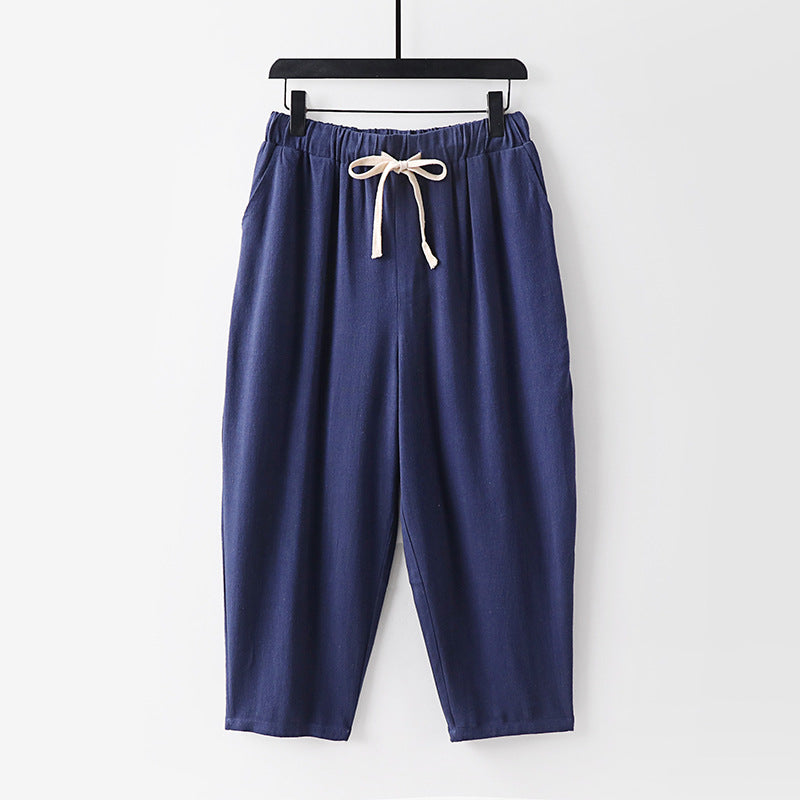 Damen Lässige Jogginghose mit Zugband und weitem Bein Shop Nory