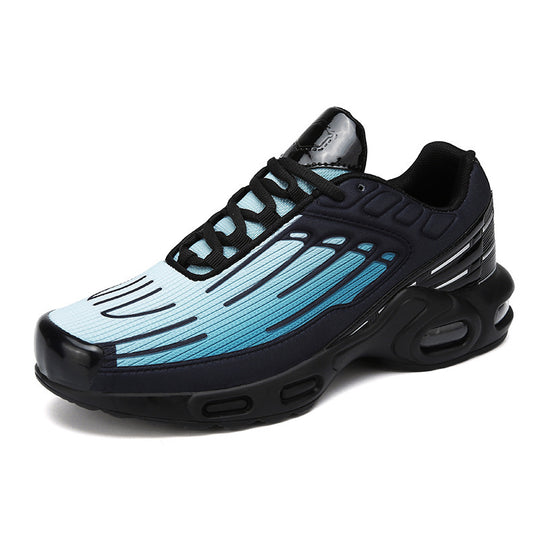 Herren Atmungsaktive Laufschuhe mit Luftkissen-Dämpfung und futuristischem Wellen-Design Shopy Nory