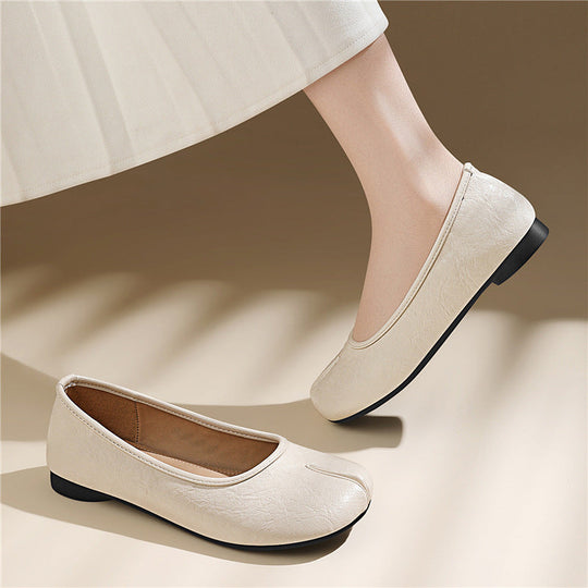 Damen Elegante und bequeme Ballerinas mit flexiblem Fußbett Shopnory