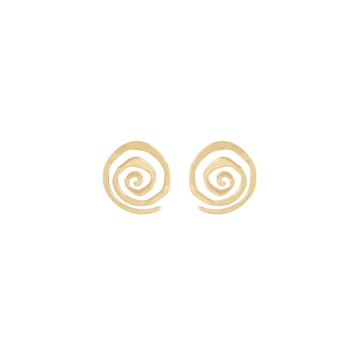 Damen Ohrstecker im modernen Spiralmuster Shop Nory