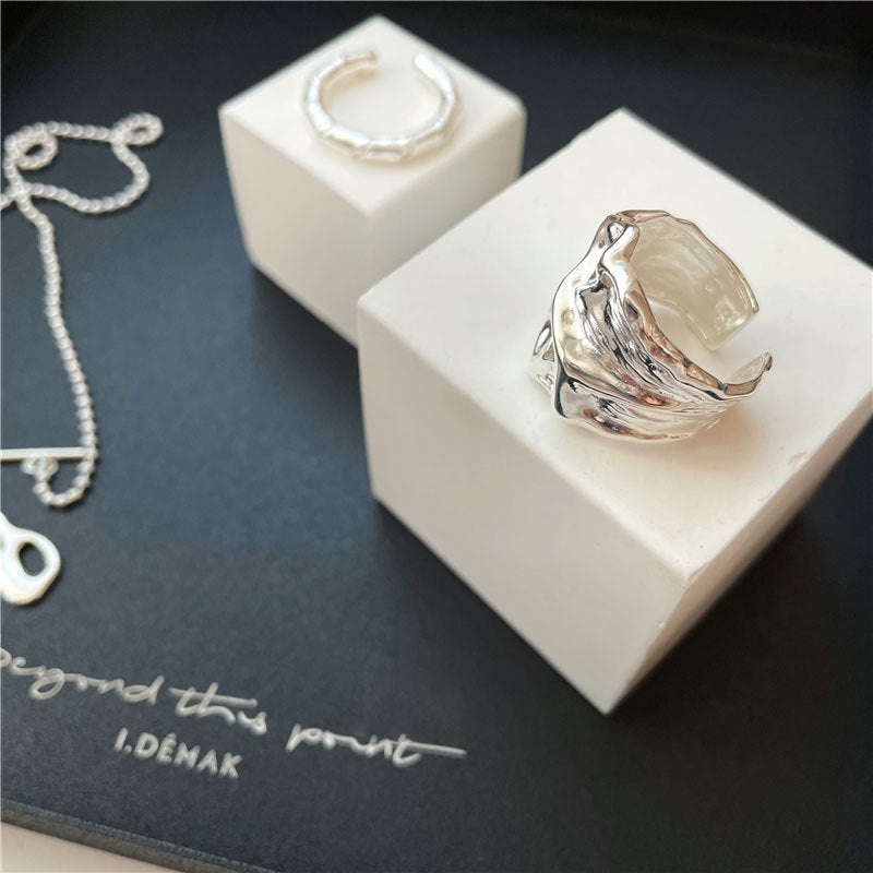 Damen Offener Ring mit elegantem Bambus-Design Shop Nory