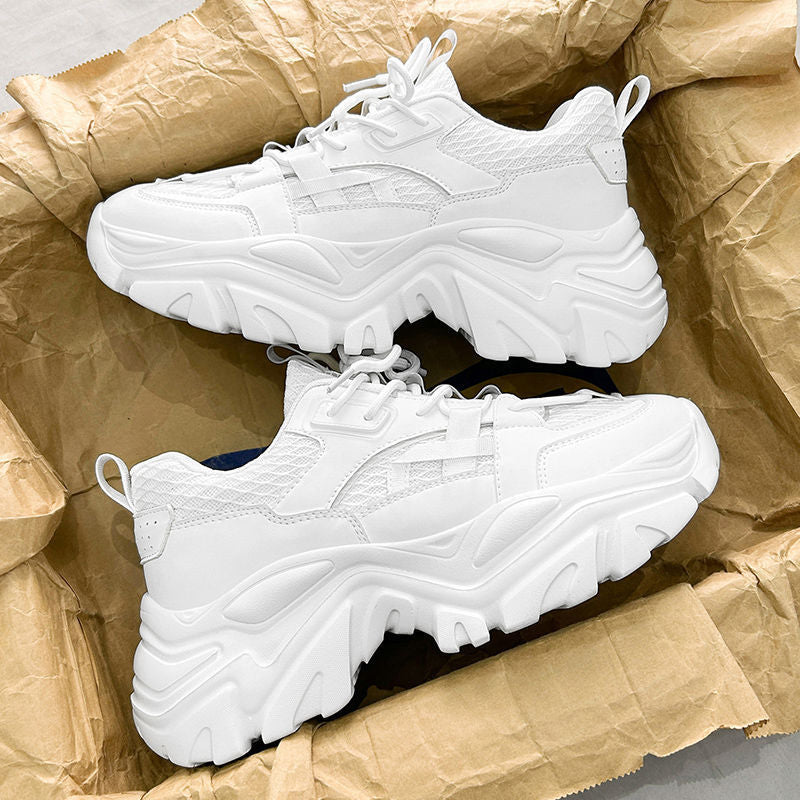 Damen Sportliche Chunky Sneakers mit rutschfester Sohle und atmungsaktiver Mesh-Oberfläche