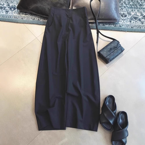 Damen Weit geschnittene schicke Hose Shop Nory
