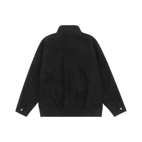 Herren Kurzjacke aus Teddy‑Fleece mit Stehkragen, aufgesetzten Brusttaschen und durchgehendem Reißverschluss Shop Nory