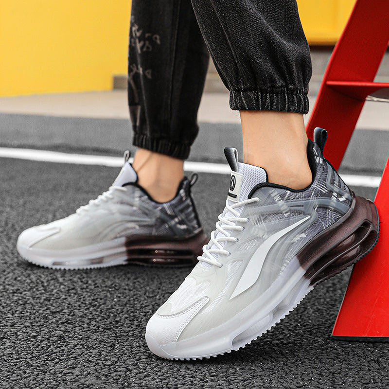 Unisex Futuristische luftgepolsterte leistungsorientierte Sneaker mit transparenter Sohle Shopy Nory