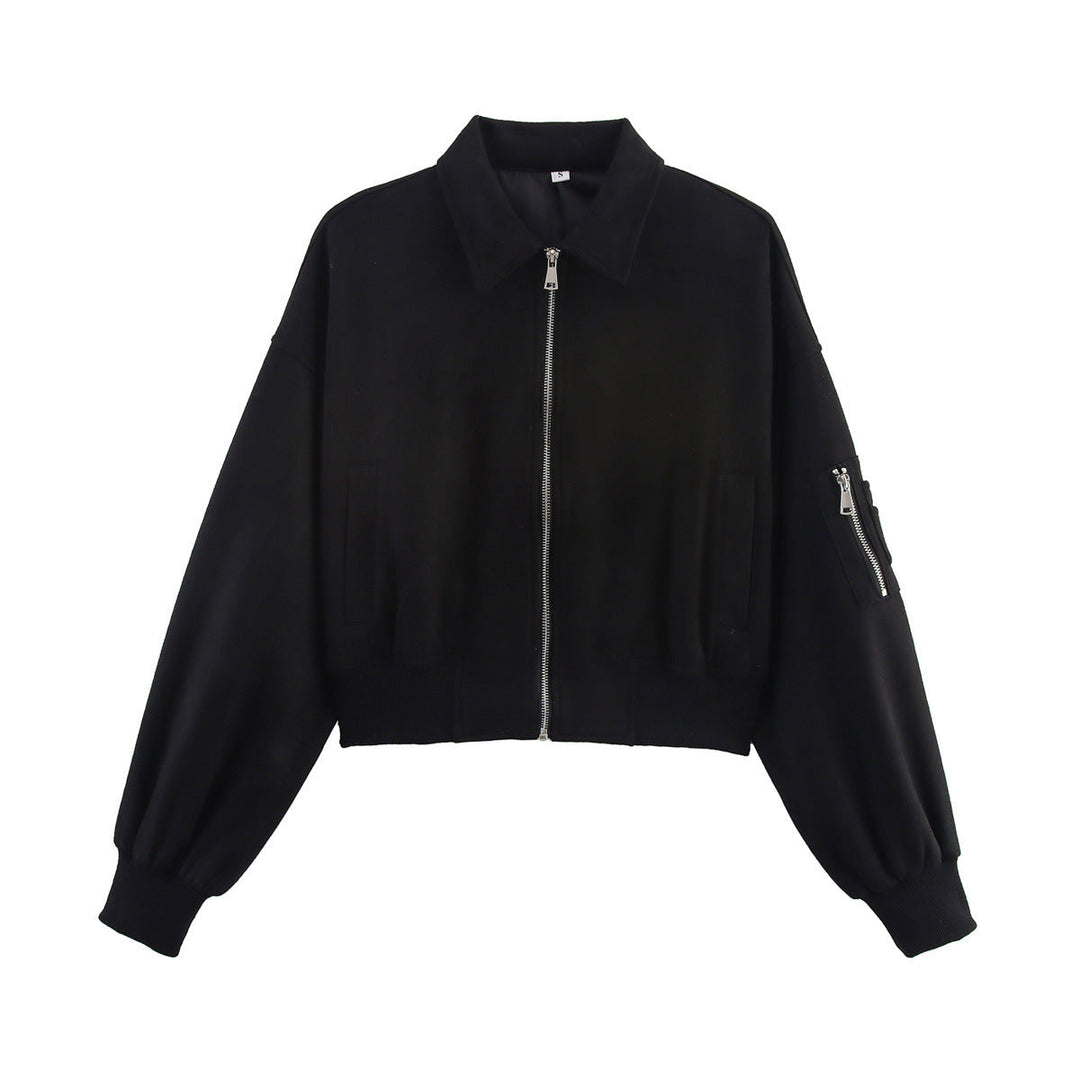 Damen cropped Bomberjacke