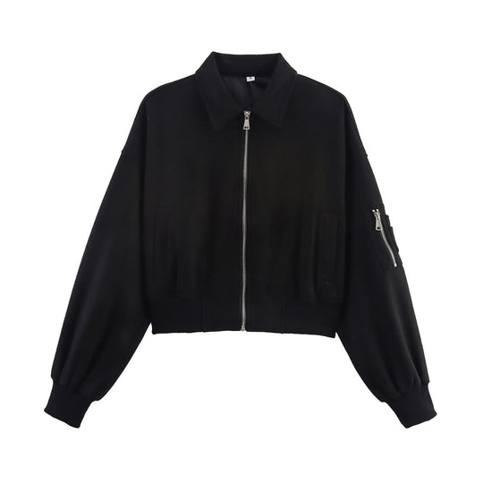 Damen cropped Bomberjacke