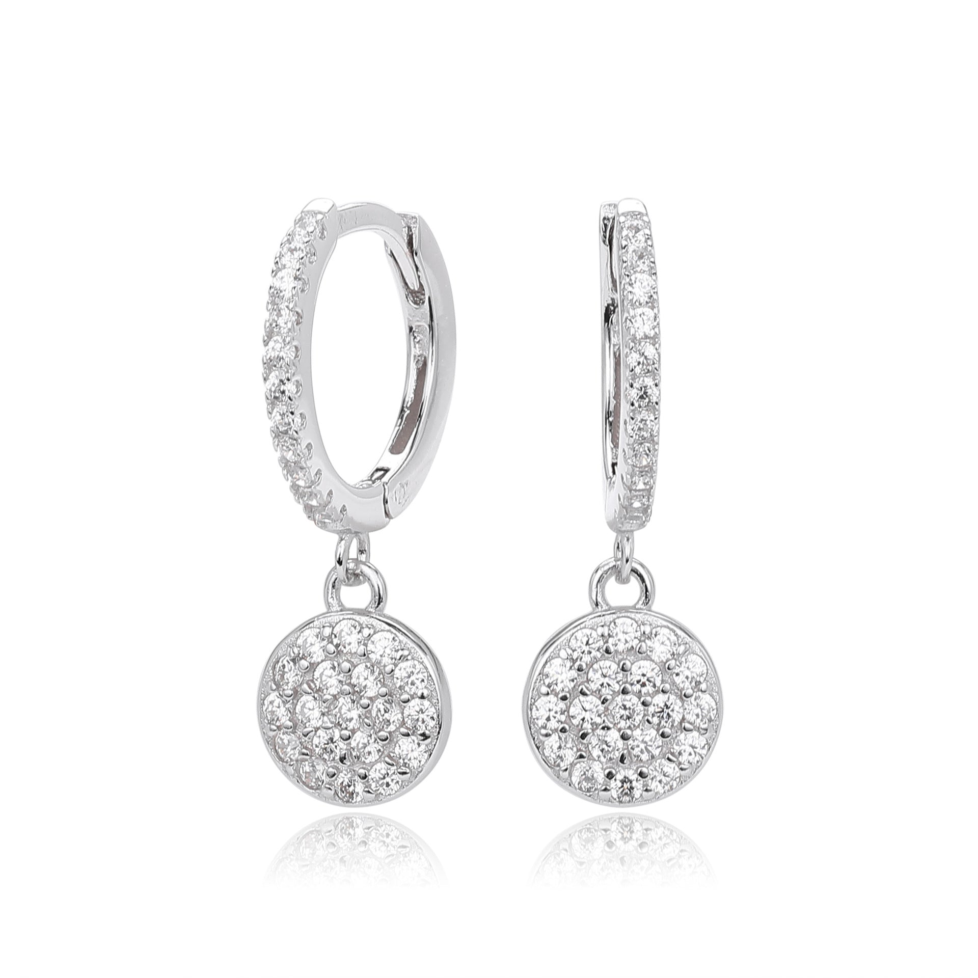 Damen Ohrringe mit funkelndem Zirkonbesatz und elegantem Design Shop Nory